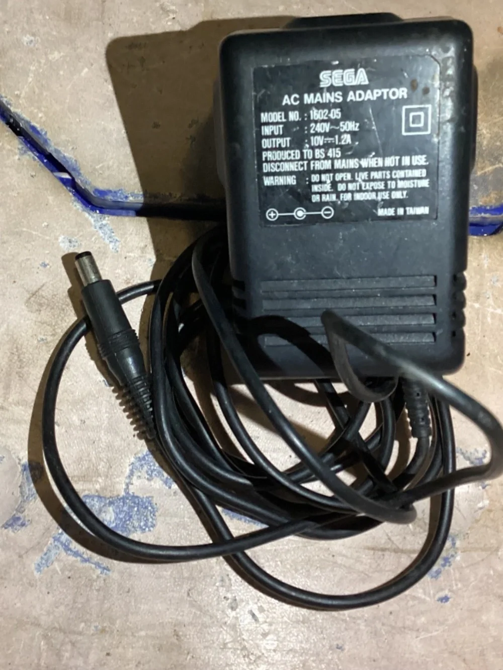 Sega Mega Drive & Game Gear Power Supply Official 10V AC Mains Adapter 1602-05